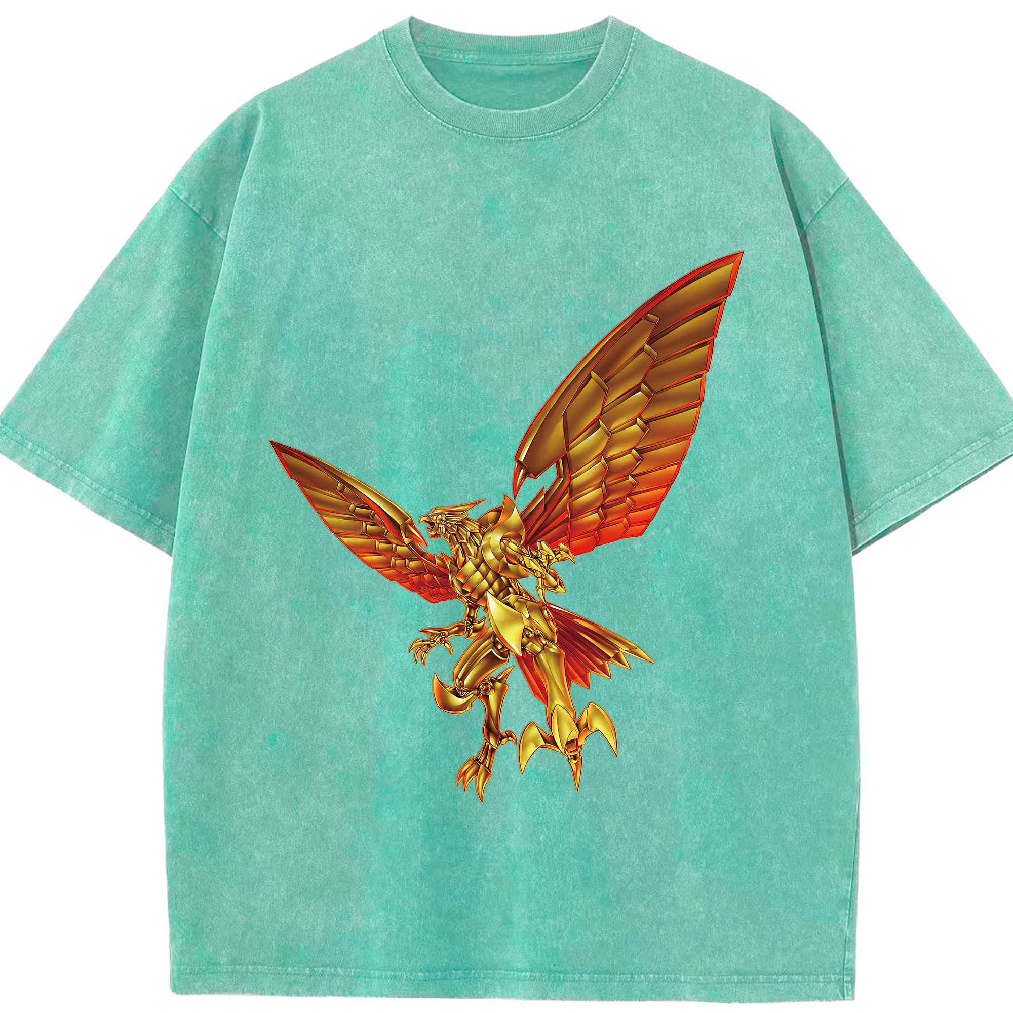 （画像用） 遊☆戯☆王 Yu-Gi-Oh! 綿100% ヴィンテージ風 半袖Tシャツ（フロントプリント）
